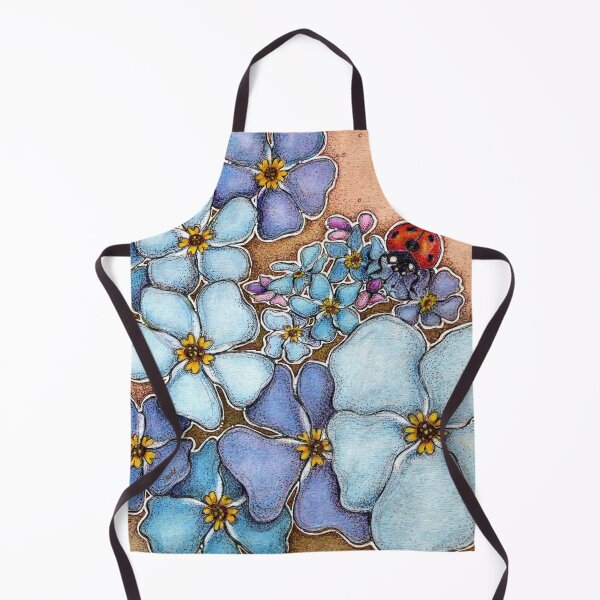 Item preview, Forget-me-nots and Ladybug designed and sold by Mindy Stephens.