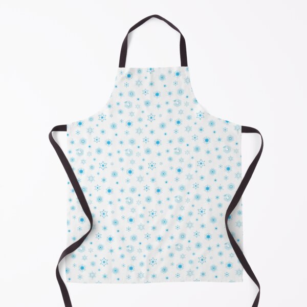 Item preview, Snowflakes - Icy blue on white - pattern designed and sold by WietskeWelten.