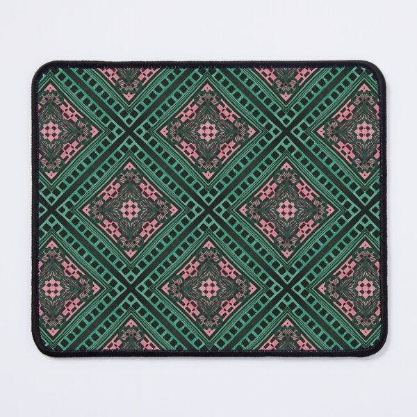 Item preview, Pink and Green Styled Floral on Irregular Pattern designed and sold by debutpagesart.