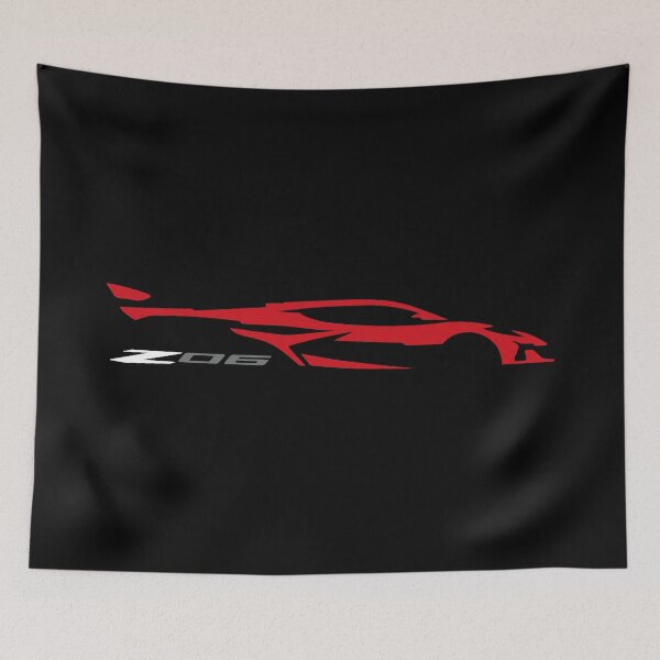 Item preview, z06 corvette silhouette logo designed and sold by genkwaskomb.