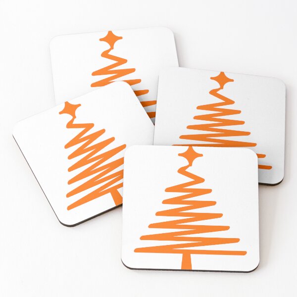 Item preview, Christmas Line Tree - Orange designed and sold by MiTurn.