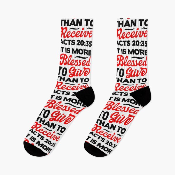 Item preview, It Is More Blessed To Give Than To Receive - Acts 20:35 designed and sold by plushism.