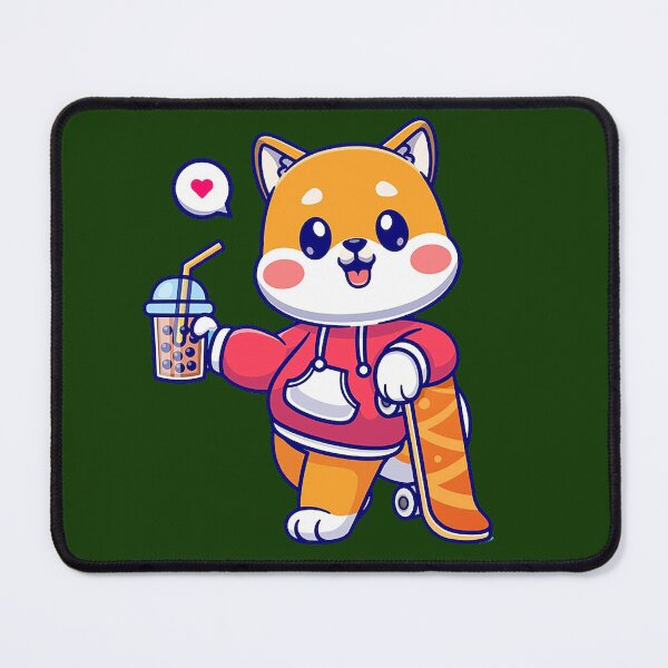 Item preview, Adorable kitty enjoying boba tea designed and sold by Right-Fit27.
