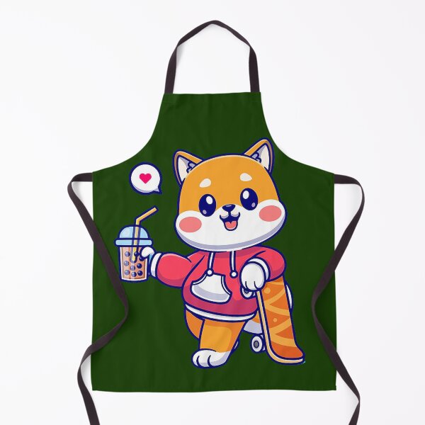 Item preview, Adorable kitty enjoying boba tea designed and sold by Right-Fit27.