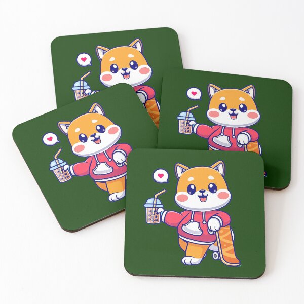 Item preview, Adorable kitty enjoying boba tea designed and sold by Right-Fit27.