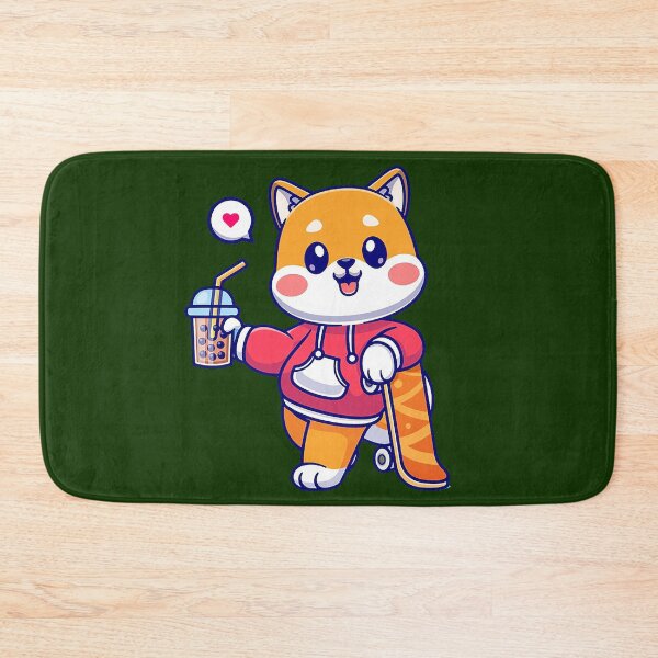 Item preview, Adorable kitty enjoying boba tea designed and sold by Right-Fit27.