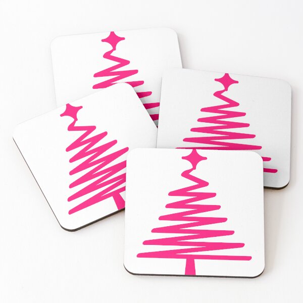 Item preview, Christmas Line Tree - Pink designed and sold by MiTurn.