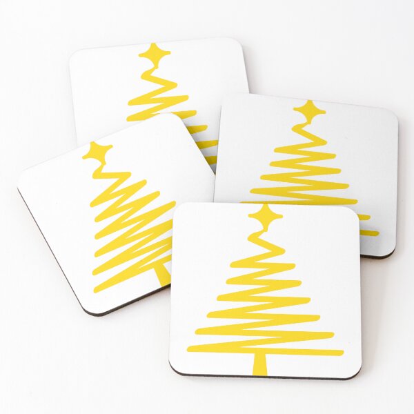 Item preview, Christmas Line Tree - Yellow designed and sold by MiTurn.