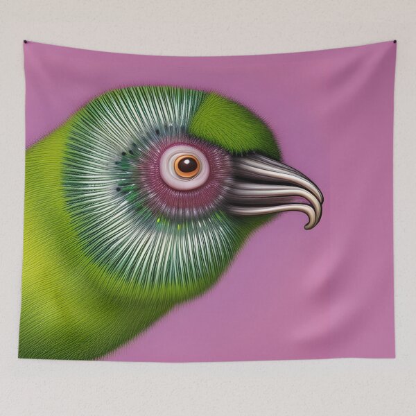 Item preview, Surreal Kiwi Bird Or Is It Fruit designed and sold by ZenEverAI.