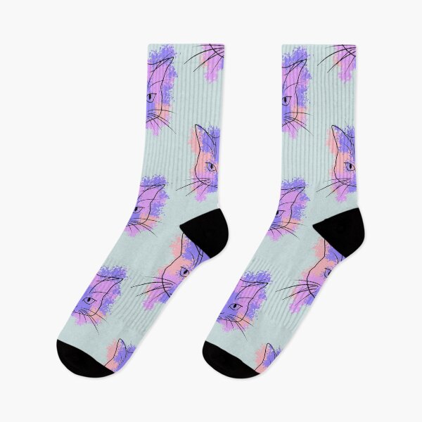 Item preview, Cat Line | Colorful background designed and sold by Kabira77.