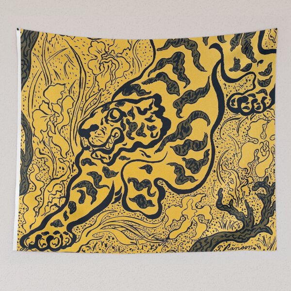 Item preview, Tigre Dans Les jungles (Tiger in the Jungle) (1893) by Paul Ranson designed and sold by BossyCatHome.