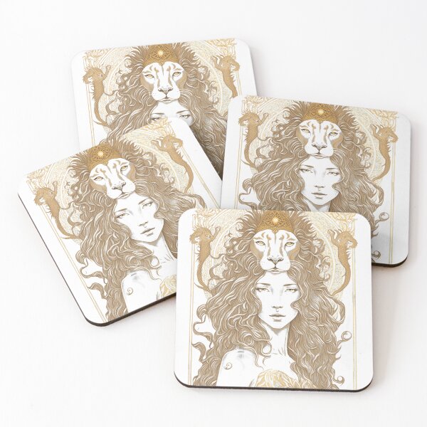 Item preview, Ancient godess with a lion on her head designed and sold by RavingRacoon.