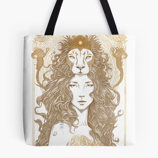 Item preview, Ancient godess with a lion on her head designed and sold by RavingRacoon.