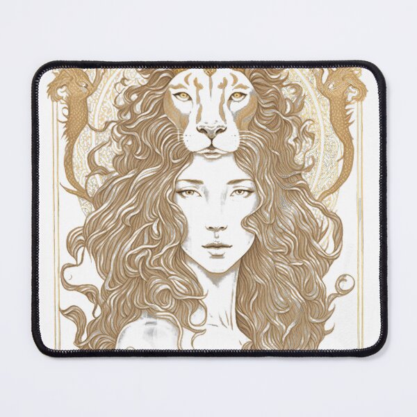 Item preview, Ancient godess with a lion on her head designed and sold by RavingRacoon.