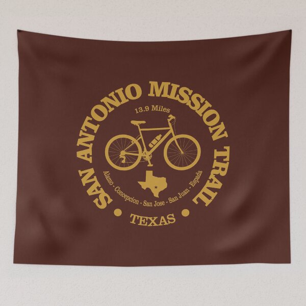 Item preview, San Antonio Mission Trail (cycling) designed and sold by curranmorgan.