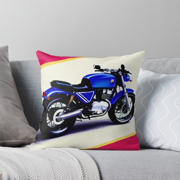 Item preview, Vintage Classic Blue Motorcycle Poster designed and sold by BAYFAIRE.