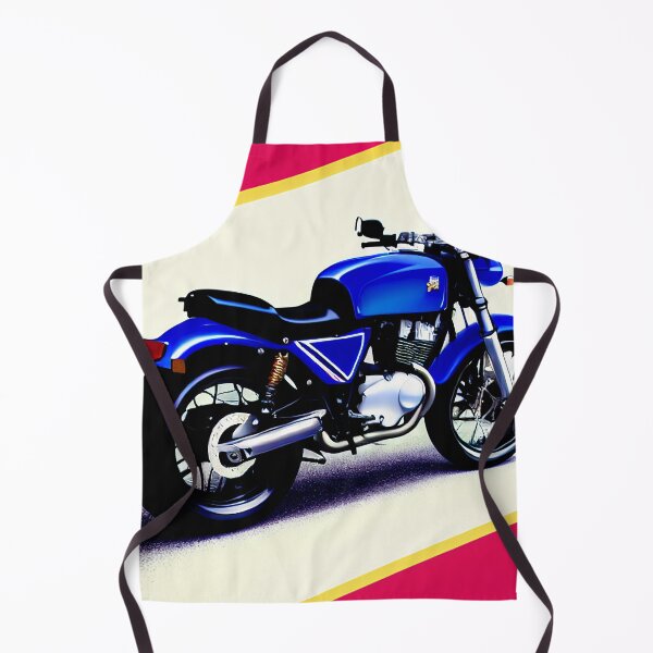 Item preview, Vintage Classic Blue Motorcycle Poster designed and sold by BAYFAIRE.