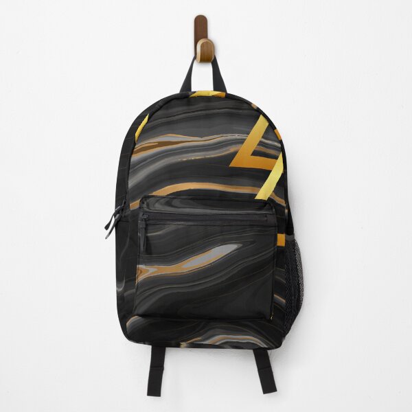 Item preview, Black and Golden Marble Pyramid (Black Marble) Geometry designed and sold by MindedInc.