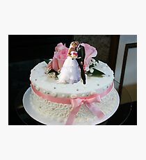 The Ultimate Wedding Cake Topper Photographic Print