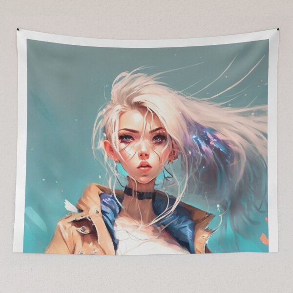 Item preview, chica anime arte visual designed and sold by Mirochan80.