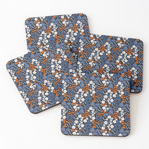 Item preview, Red and Blue Spring Florals designed and sold by Kayla Easter.