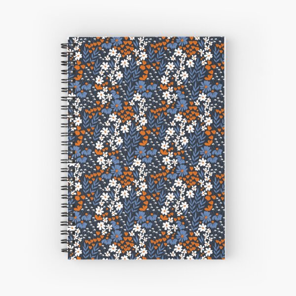 Vista previa del artículo con la obra «Florales primaverales rojos y azules», diseñado y vendido por Kayla Easter.