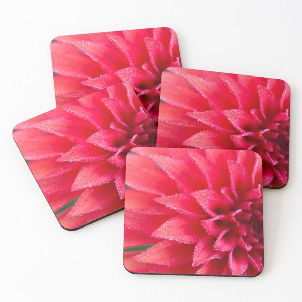 Item preview, AC Rooster Dahlia Flower - Red Dahlia Flower designed and sold by idlewildblooms.