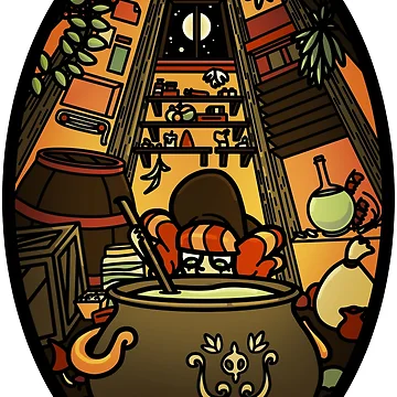 Artwork thumbnail, Potion Witch by RaspberryMoon