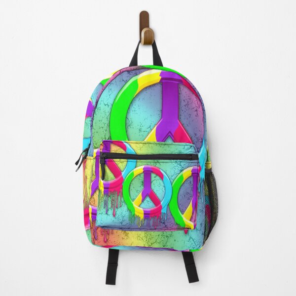 Item preview, Peace Symbol Dripping Rainbow Paint designed and sold by BluedarkArt.
