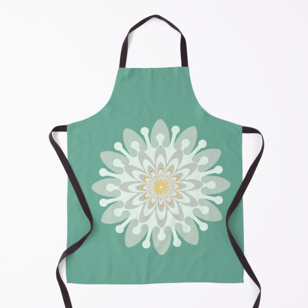 Item preview, Copy of Single flower pattern white green designed and sold by Bakkia.
