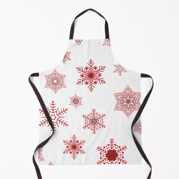 Item preview, Snowflakes - Christmas red designed and sold by WietskeWelten.