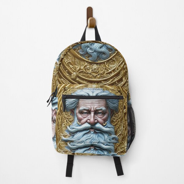 Item preview, Christmas Father Santa Claus Golden Armour designed and sold by artelligens.