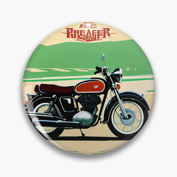 Item preview, Vintage 80s Style Cruiser Motorcycle Poster designed and sold by BAYFAIRE.