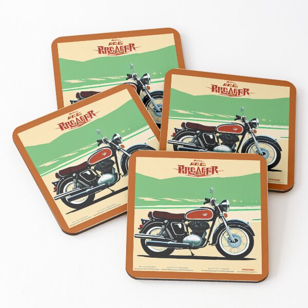Item preview, Vintage 80s Style Cruiser Motorcycle Poster designed and sold by BAYFAIRE.
