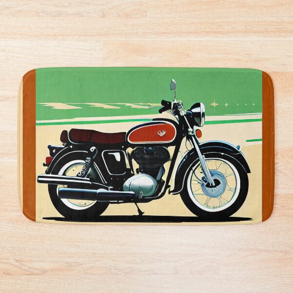 Item preview, Vintage 80s Style Cruiser Motorcycle Poster designed and sold by BAYFAIRE.