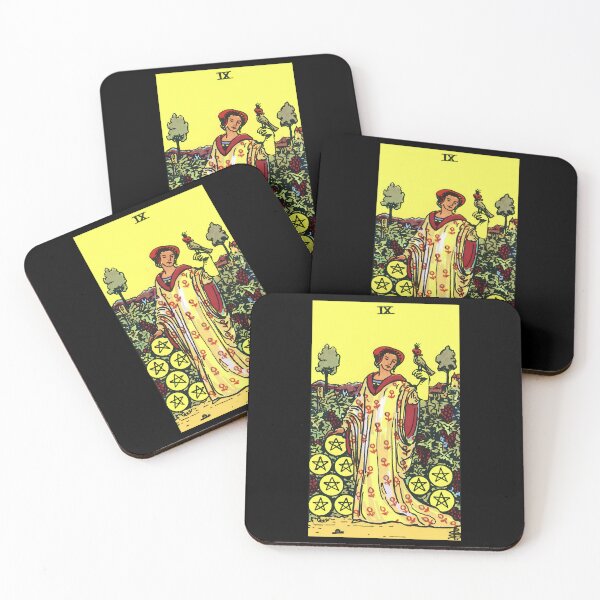 Item preview, Nine Pentacles 09 Tarot |  Nine of Coins | Nine of Pentacles Tarot  designed and sold by TeeARTHY.