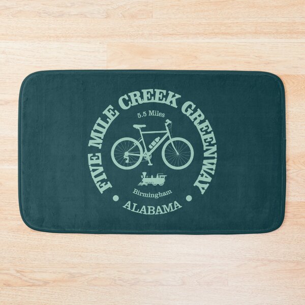 Item preview, Five Mile Creek Greenway (cycling) designed and sold by curranmorgan.
