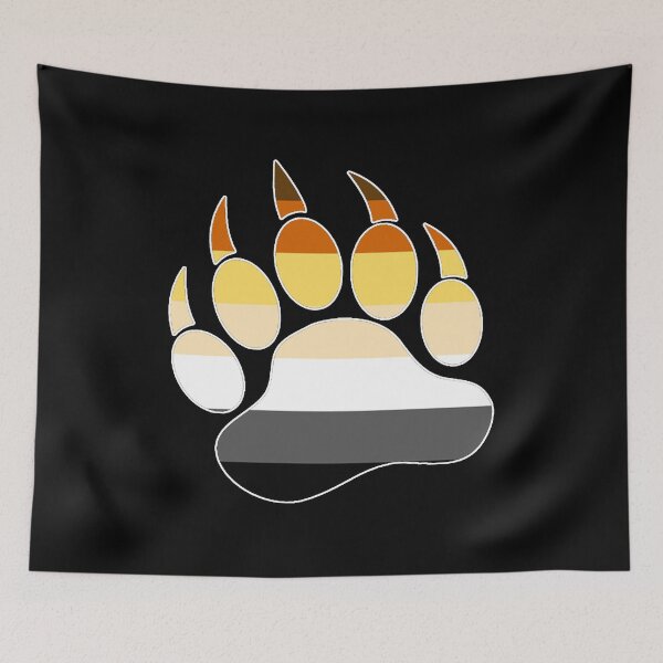 Item preview, Gay Bears Pride Flag Bear Paw designed and sold by glx72.