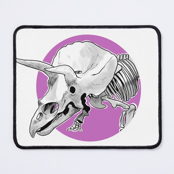 Item preview, Triceratops skeleton purple designed and sold by Paleo-parallax.