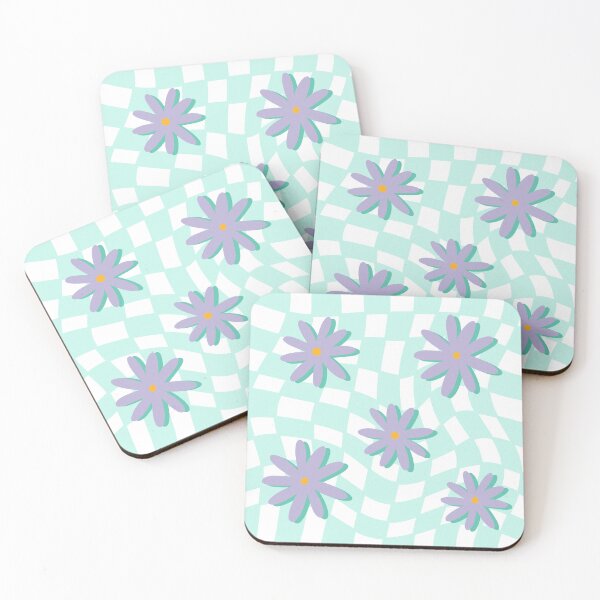 Aperçu de l'œuvre Damier & fleurs créée et vendue par ms-studioo.