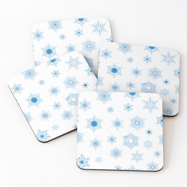 Item preview, Snowflakes - Winter blue designed and sold by WietskeWelten.