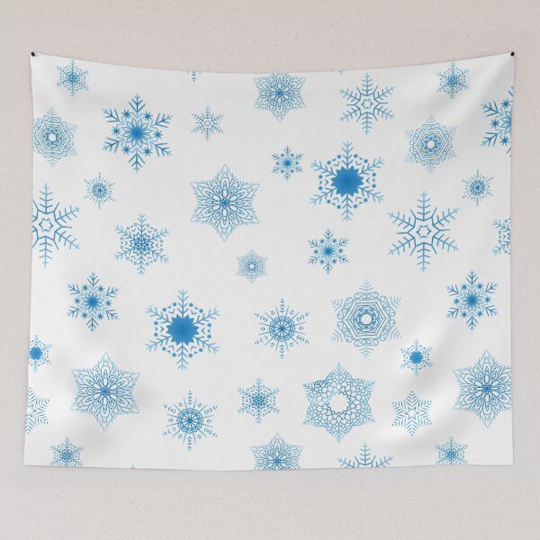 Item preview, Snowflakes - Winter blue designed and sold by WietskeWelten.