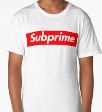 Supreme Subprime Tee Shirt Long T-Shirt