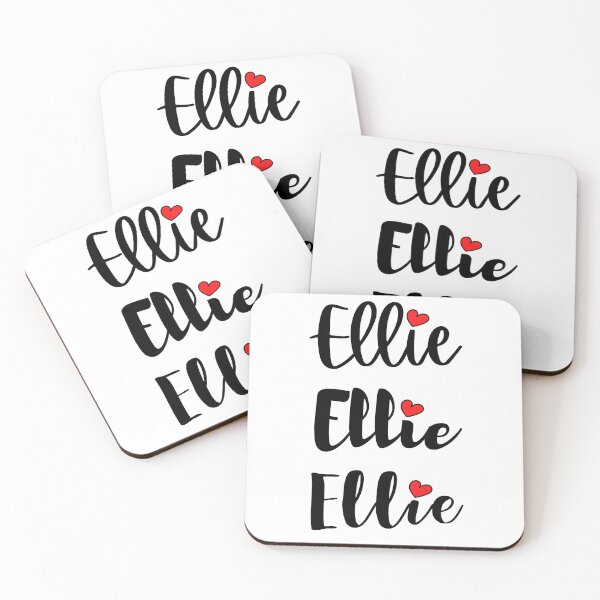 Item preview, Ellie Name Cute Mini Heart Triple Fonts designed and sold by 27th-Tee.