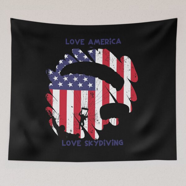 Item preview, Skydiving, Love America designed and sold by HarriPaloma.