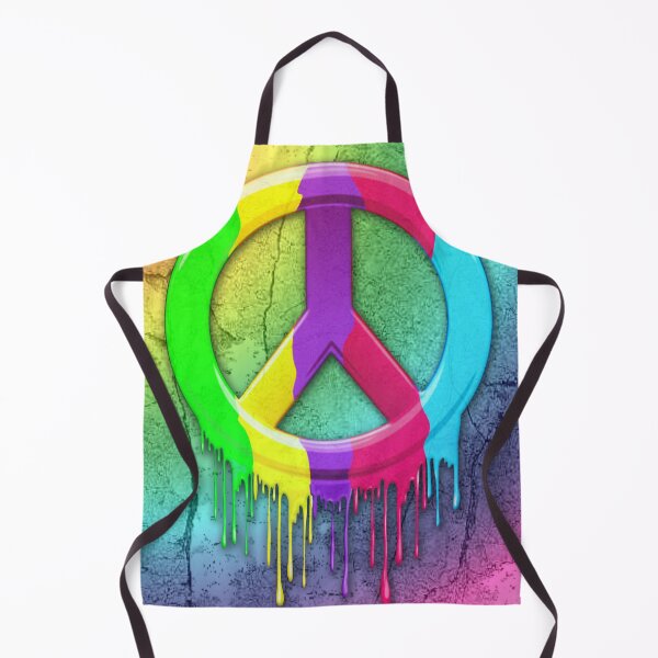 Item preview, Peace Symbol Dripping Rainbow Paint designed and sold by BluedarkArt.