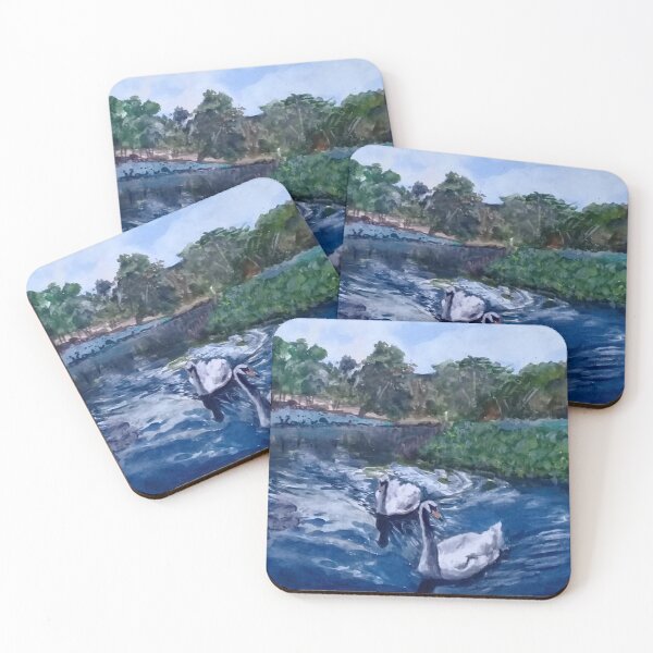 Item preview, Swans on a lake - Trinidad designed and sold by Carlene2020.