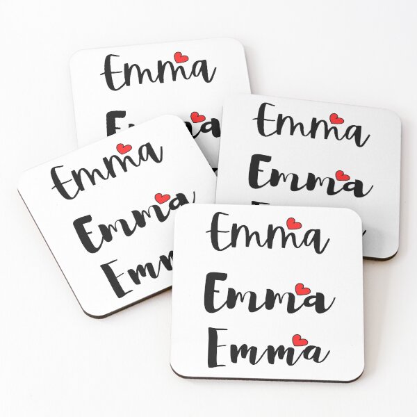 Item preview, Emma Name Cute Mini Heart Triple Fonts designed and sold by 27th-Tee.