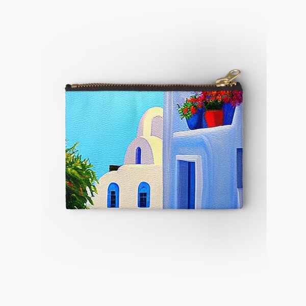 Item preview, Santorini Street 3 - Throw Pillows and Prints.  designed and sold by ScatterHub.