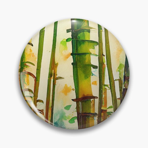 Item preview, Bamboo forest - relaxing japan floral art in loose watercolor  designed and sold by aricutcia.